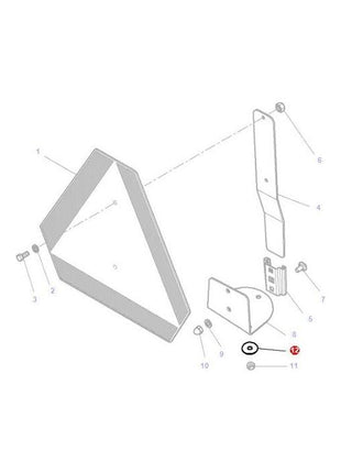 Massey Ferguson - Washer Flat M8 - 3010467X1 - Farming Parts