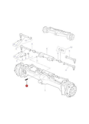 Massey Ferguson - Bolt M12x40 12.9 - 3428397M1 - Farming Parts