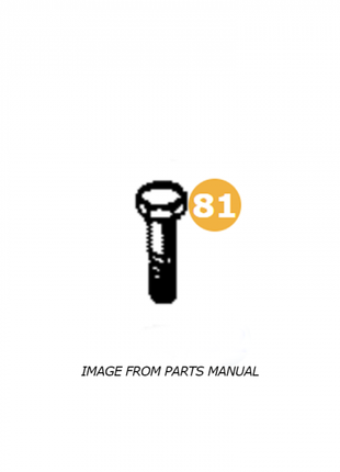 Massey Ferguson - Hexagonal Head Bolt - 353712X1 - Farming Parts