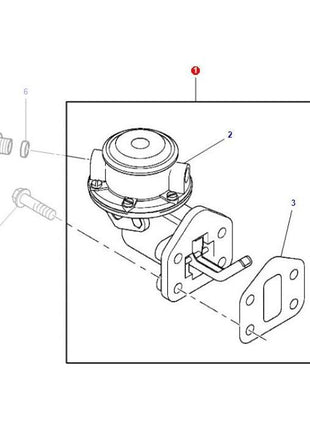 Massey Ferguson - Fuel Lift Pump - 4225162M1 - Farming Parts