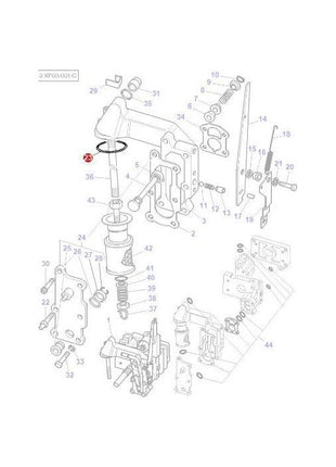 Massey Ferguson - O Ring Strainer Unit - 195876M1 - Farming Parts