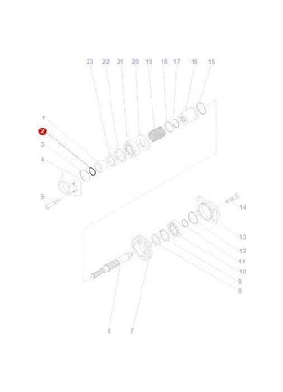 Massey Ferguson - ORing Rangebox - 366798X1 - Farming Parts