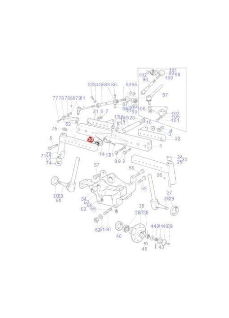 Massey Ferguson - Circlip Pivot Pin - 1442689X1 - Farming Parts