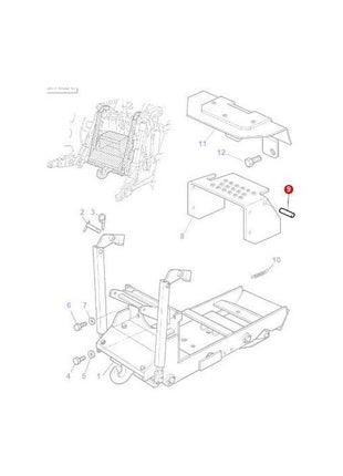 Massey Ferguson - Roll Pin 8x22m - 3019541X1 - Farming Parts