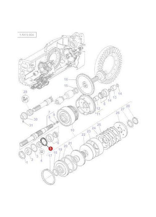 Massey Ferguson - Shim 4wd Clutch - 3386061M1 - Farming Parts