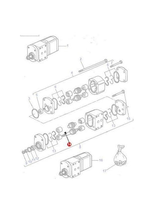 Massey Ferguson - Woodruff Key - 1440358X1 - Farming Parts