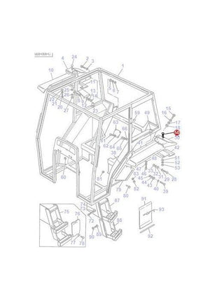 Massey Ferguson - Bolt M8x19 Cup HD - 3476101M1 - Farming Parts