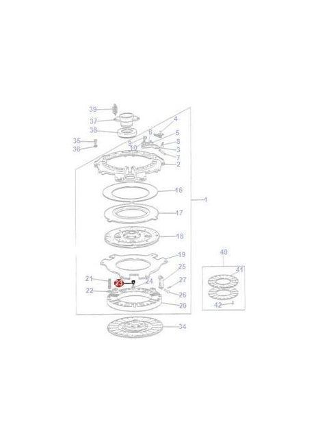 Massey Ferguson - Bolt PTO Adjustment - 181124M1 - Farming Parts