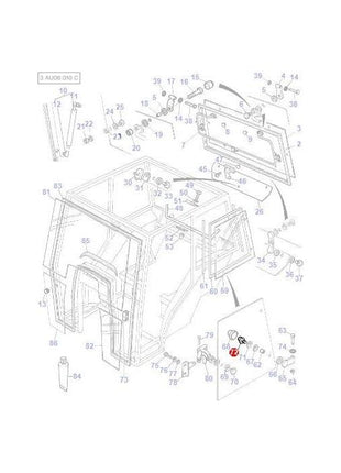 Massey Ferguson - Bolt Rear Window - 3477706M1 - Farming Parts