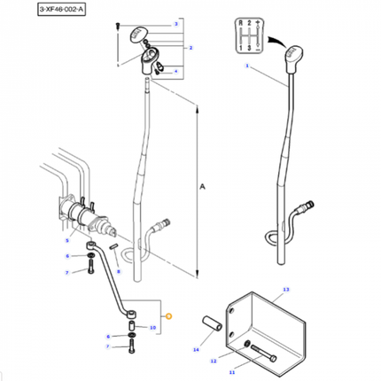 Massey Ferguson - Tie Rod - 3613795M92 - Farming Parts