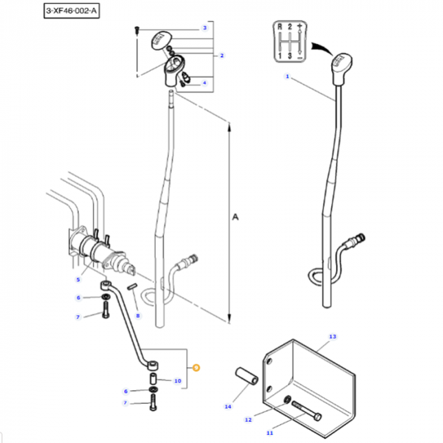 Massey Ferguson - Tie Rod - 3613795M92 - Farming Parts