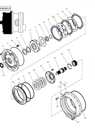 Massey Ferguson - Support Plate - 3616749M1 - Farming Parts