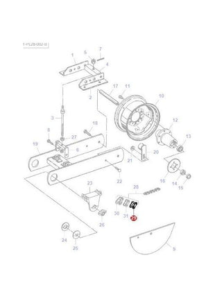 Massey Ferguson - Joining Link ASA2050 - 329315M91 - Farming Parts