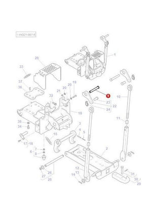 Massey Ferguson - Clevis Pin - 3792077M3 - Farming Parts