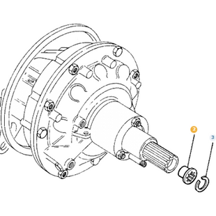 Massey Ferguson - Bearing - 3383863M1 - Farming Parts