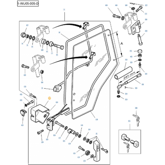 Massey Ferguson - Left Hand Muff - 4276447M1 - Farming Parts