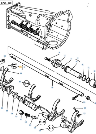 Massey Ferguson - Fork - 3617587M2 - Farming Parts