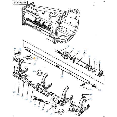 Massey Ferguson - Fork - 3617587M2 - Farming Parts