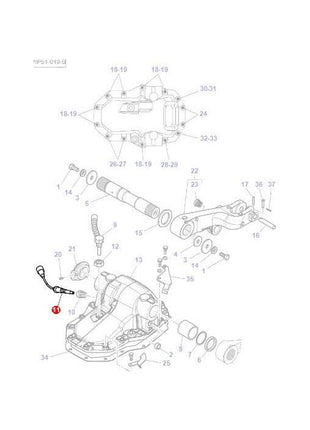 Massey Ferguson - Lift Solenoid - 3712728M4 - Farming Parts