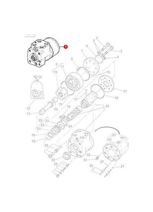 Massey Ferguson - Orbital Unit - 3384675M1 - Farming Parts