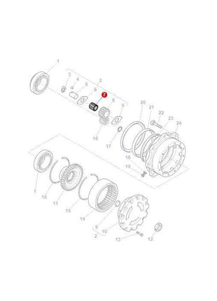 Massey Ferguson - Needle Roller - 3429901M1 - Farming Parts