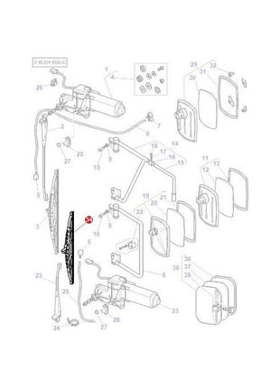 Massey Ferguson - Wiper Blade - 3777648M1 - Farming Parts