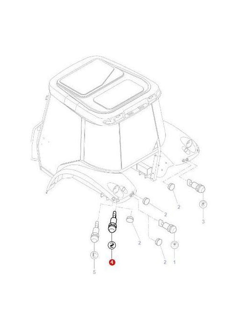 Massey Ferguson - Lift Switch Down - 4284627M2 - Farming Parts