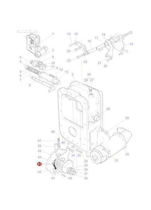 Massey Ferguson - Spring Rangebox - 3610748M3 - Farming Parts