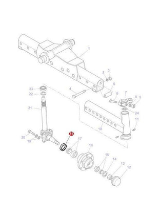 Massey Ferguson - Seal - 3907655M1 - Farming Parts