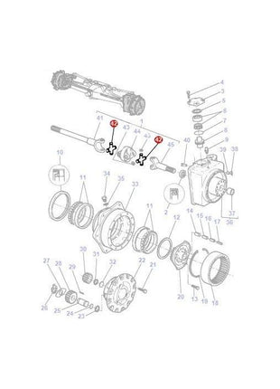 Massey Ferguson - Universal Joint - 1429021M1 - Farming Parts