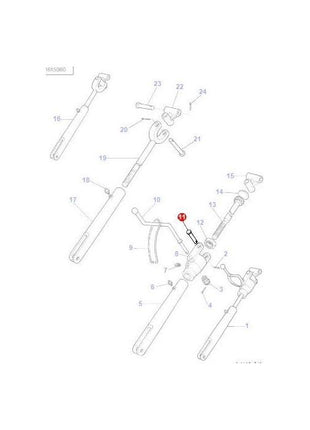 Massey Ferguson - Clevis Pin - 180860M1 - Farming Parts