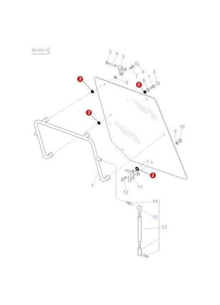 Massey Ferguson - Washer - 3806542M1 - Farming Parts