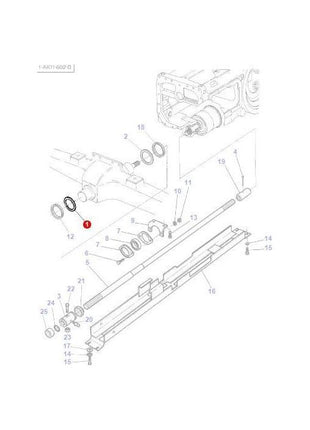 Massey Ferguson - Thrust Washer - 3712077M1 - Farming Parts