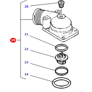 Massey Ferguson - Connection - 4224700M91 - Farming Parts