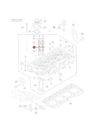 Massey Ferguson - Oil Seal Valve Stem - 4226272M1 - Farming Parts