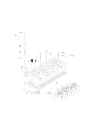 Massey Ferguson - Oil Seal Valve Stem - V837073165 - Farming Parts