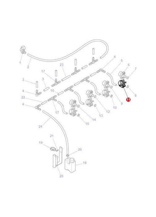 Massey Ferguson - Breather Oil Recovery - 4355902M1 - Farming Parts