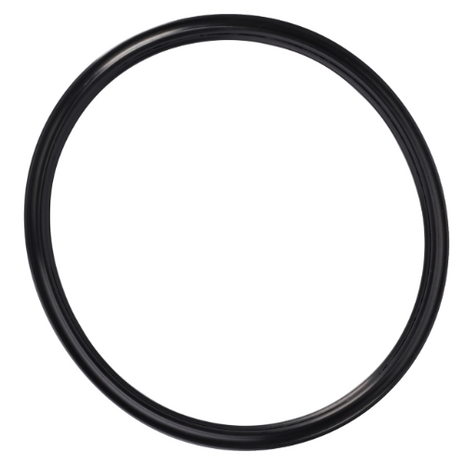 A black rubber o-ring with a circular shape, ideal for Massey Ferguson 3000 Series tractor parts, displayed on a white background. Product Name: Massey Ferguson - Gasket - 3713940M1 by AGCO.