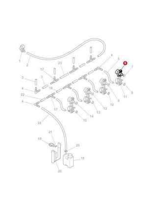 Massey Ferguson - Breather Oil Recovery - 4355901M1 - Farming Parts