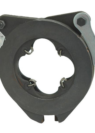 A Sparex Brake Actuator (Sparex Part Number: S.37260), a metal circular mechanical component with three inner grooves and two attached brackets, measuring Ø 222 mm, likely part of a larger machinery or assembly.