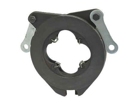 A Sparex Brake Actuator (Sparex Part Number: S.37260), a metal circular mechanical component with three inner grooves and two attached brackets, measuring Ø 222 mm, likely part of a larger machinery or assembly.