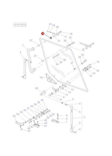 Massey Ferguson - Washer - 3805522M1 - Farming Parts