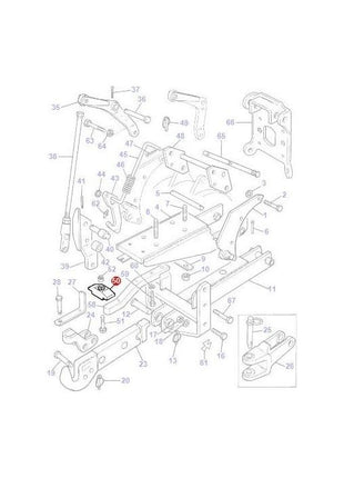 Massey Ferguson - Retaining Bracket - 1679706M2 - Farming Parts