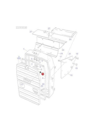 Massey Ferguson - Fastner - 1683738M2 - Farming Parts