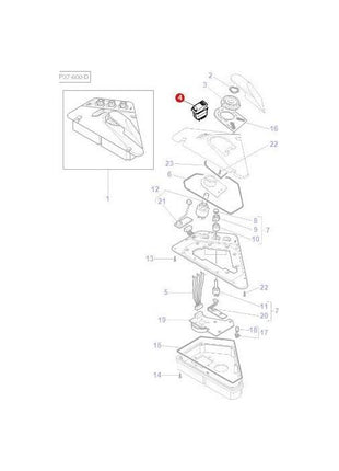 Massey Ferguson - Lift Switch - 3902436M2 - Farming Parts