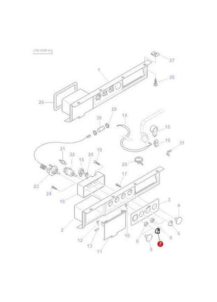 Massey Ferguson - Heater Knob - 3902213M2 - Farming Parts