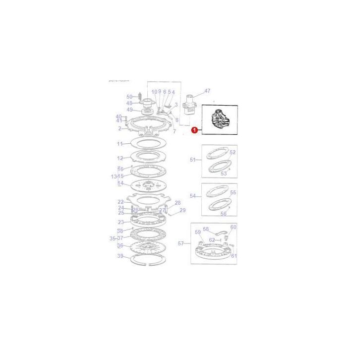 Massey Ferguson - Clutch Assy 11 - 3620401M91 - Farming Parts