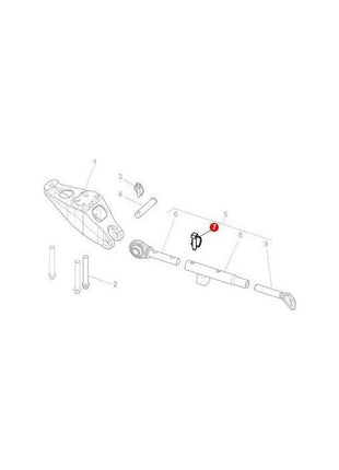 Massey Ferguson - Retaining Pin - 3798067M91 - Farming Parts