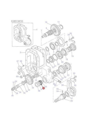 Massey Ferguson - Seal Transfer Box - 1692583M3 - Farming Parts