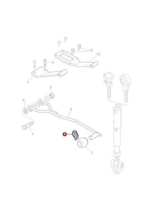 Massey Ferguson - Linch Pin - 3011024X1 - Farming Parts